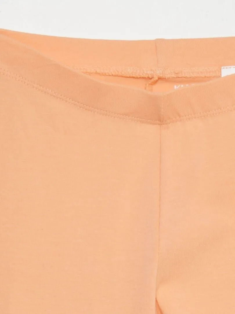 LEGGING ELáSTICO POR DEBAJO DE LA RODILLA  NARANJA