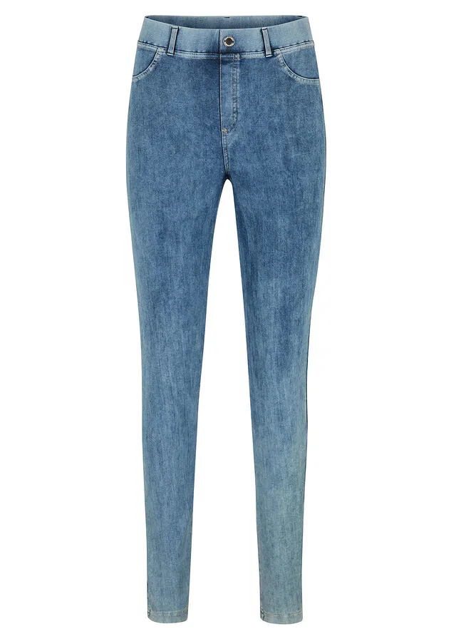 Leggings con aspecto de vaquero Azul