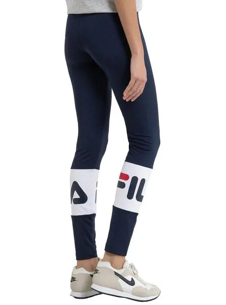 leggings fila ballori marino para mujer