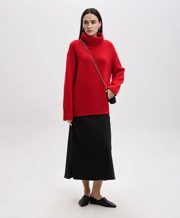 LISA YANG The holly red cashmere sweater