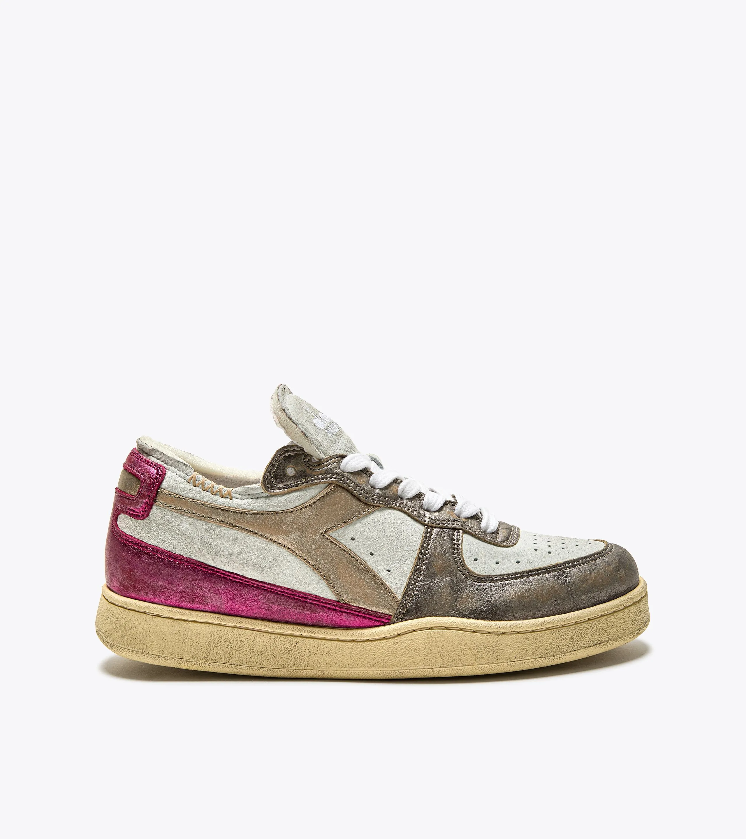 MI BASKET ROW CUT METAL PIGSKIN USED WN ZAPATILLAS HERITAGE  MUJER