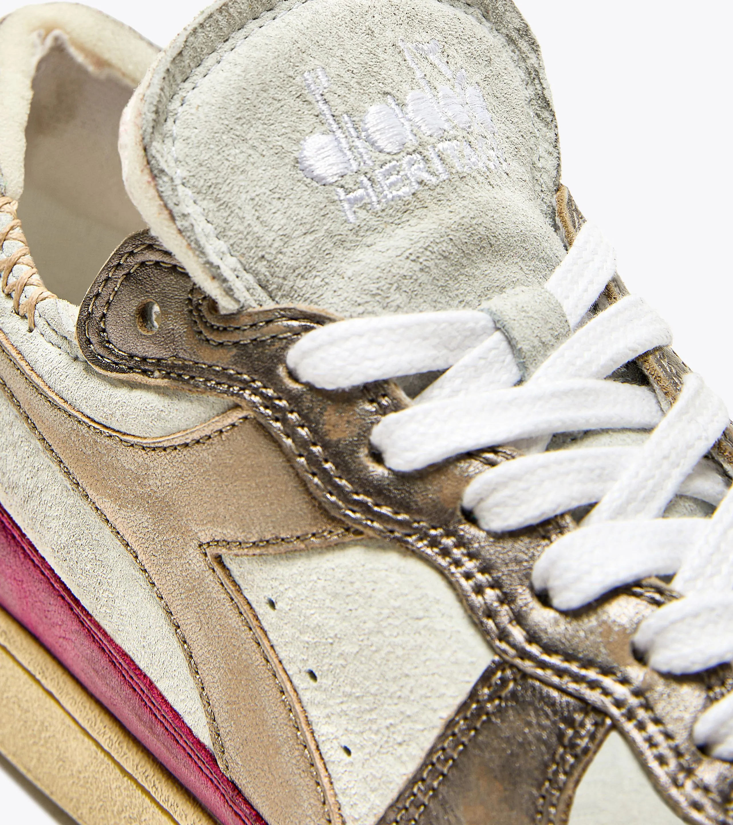 MI BASKET ROW CUT METAL PIGSKIN USED WN ZAPATILLAS HERITAGE  MUJER
