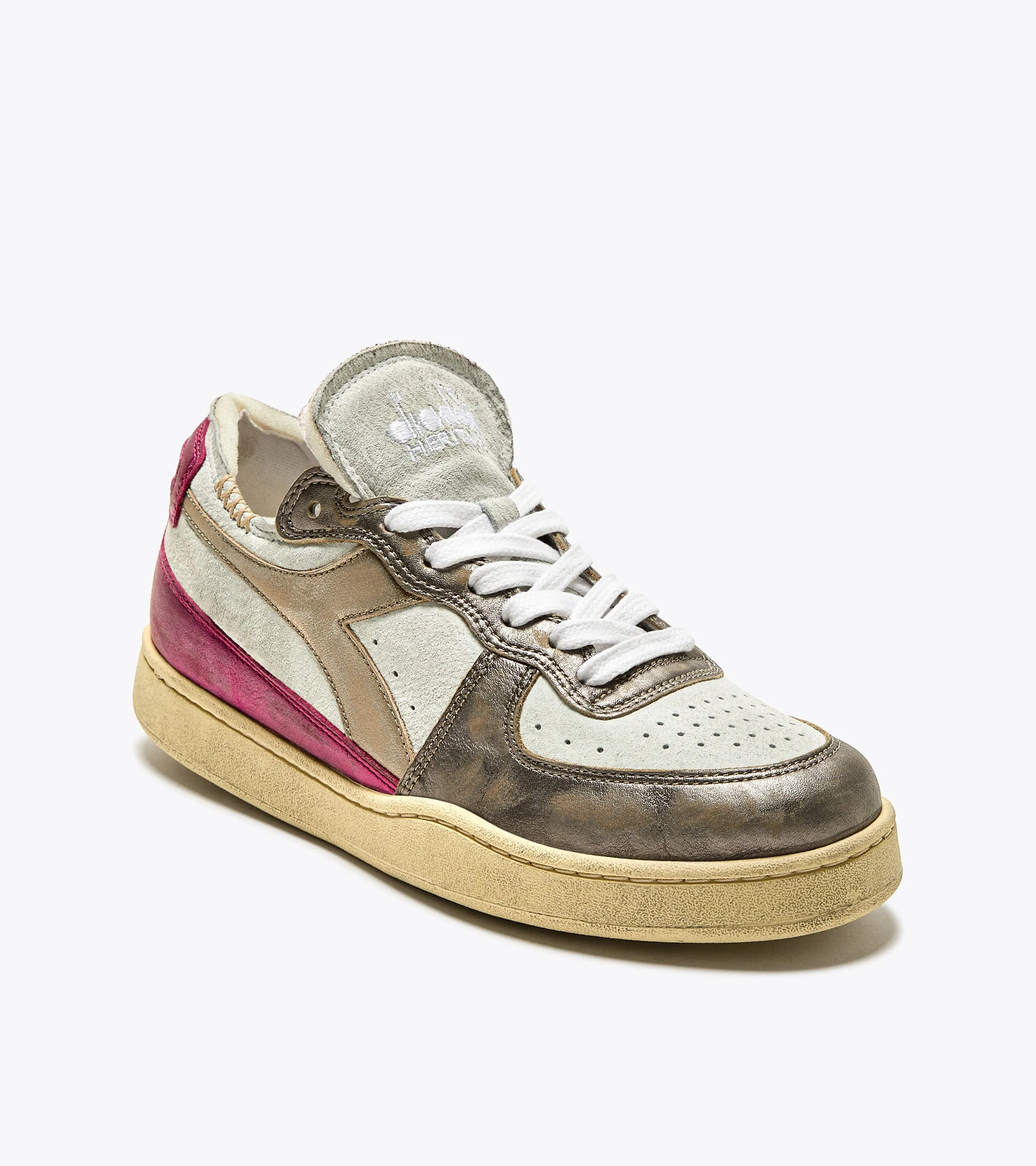 MI BASKET ROW CUT METAL PIGSKIN USED WN ZAPATILLAS HERITAGE  MUJER