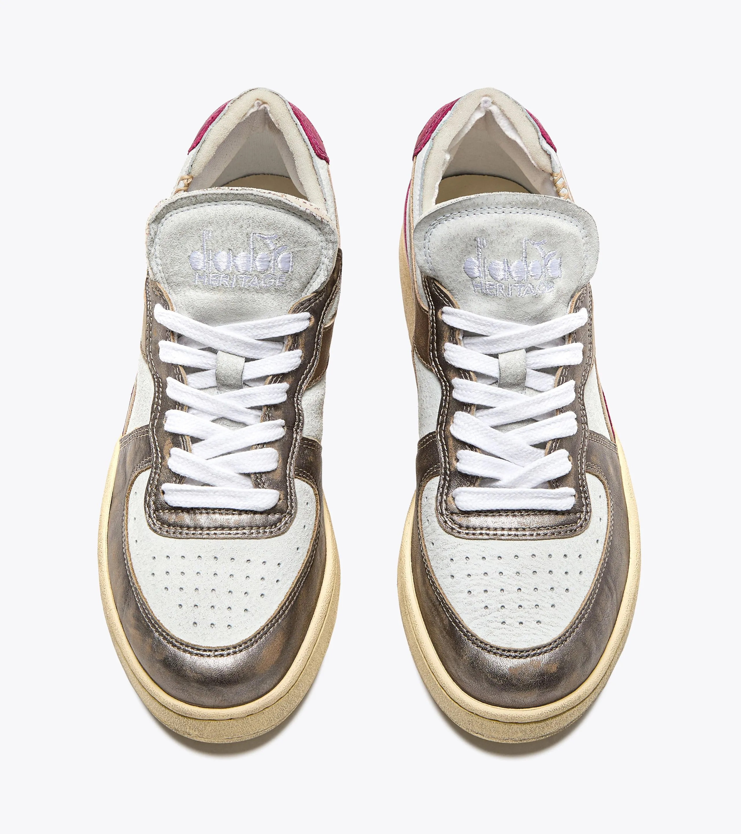 MI BASKET ROW CUT METAL PIGSKIN USED WN ZAPATILLAS HERITAGE  MUJER