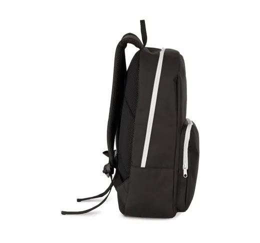 Mochila con cierres rápidos a contraste