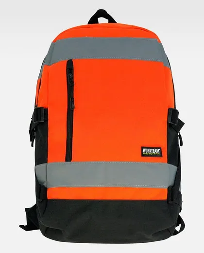 Mochila de alta visibilidad Capacidad 25 litros Naranja