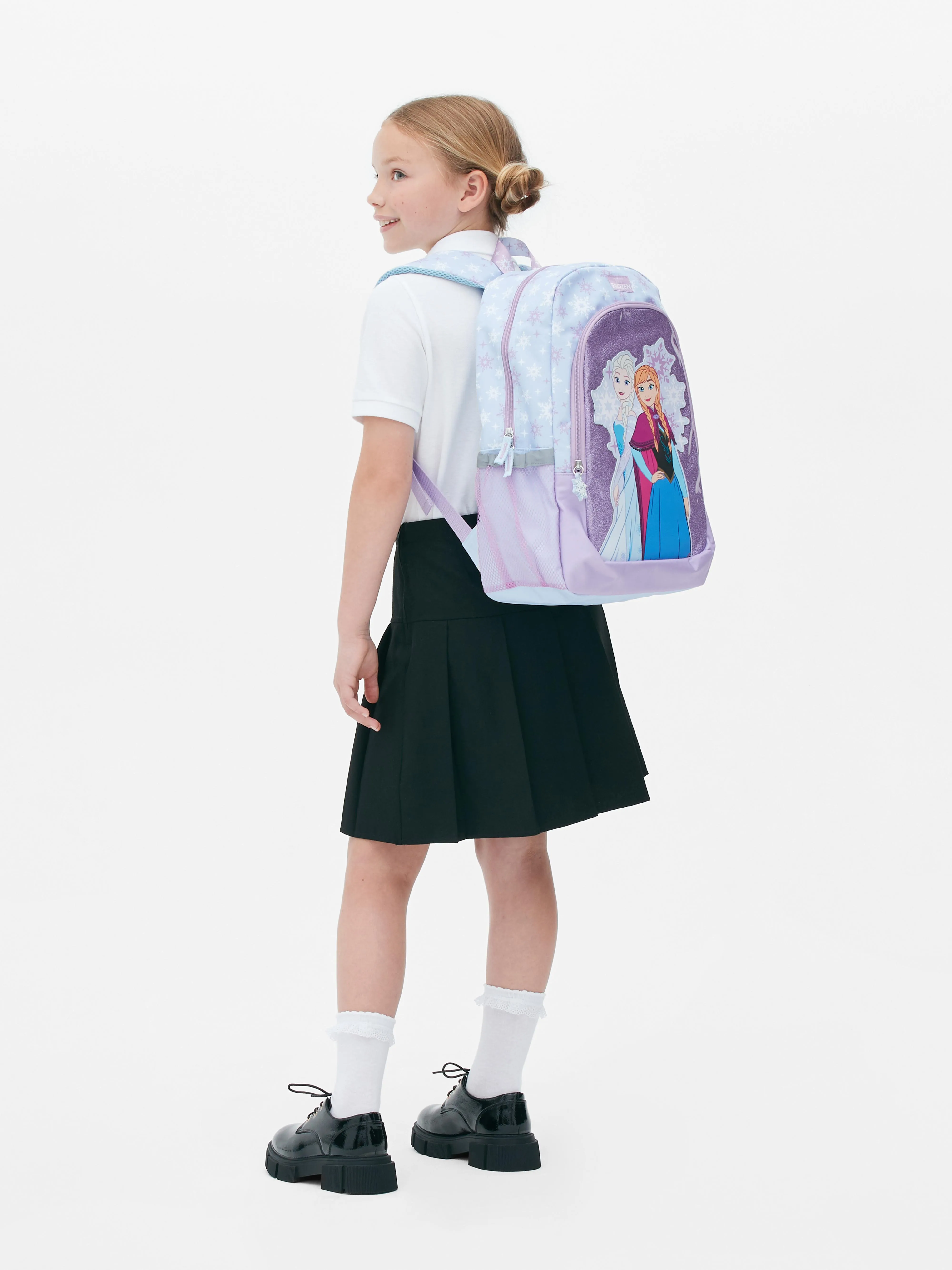 Mochila escolar con purpurina de Frozen de Disney