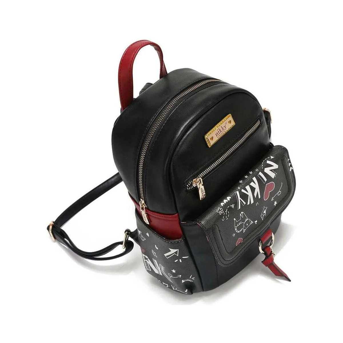MOCHILA MEDIANA CON SOLAPA 
