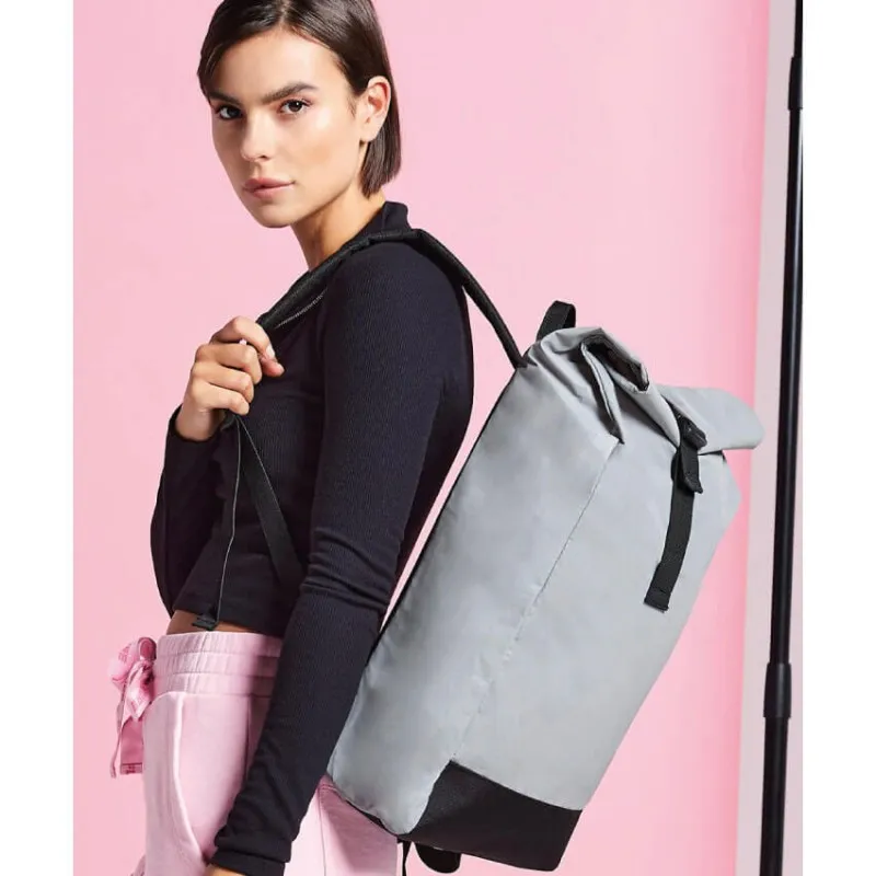 MOCHILA REFLECTANTE ROLLTOP DE BAGBASE