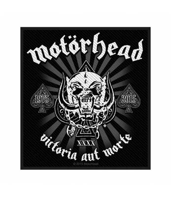 MOTORHEAD: VICTORIA AUT MORTE 19752015 PARCHE OFICIAL PATCH SP2831