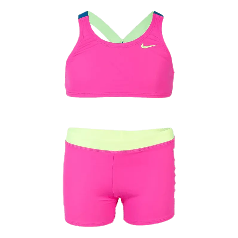 Natación Nike Crossback Short Rift Set Pink