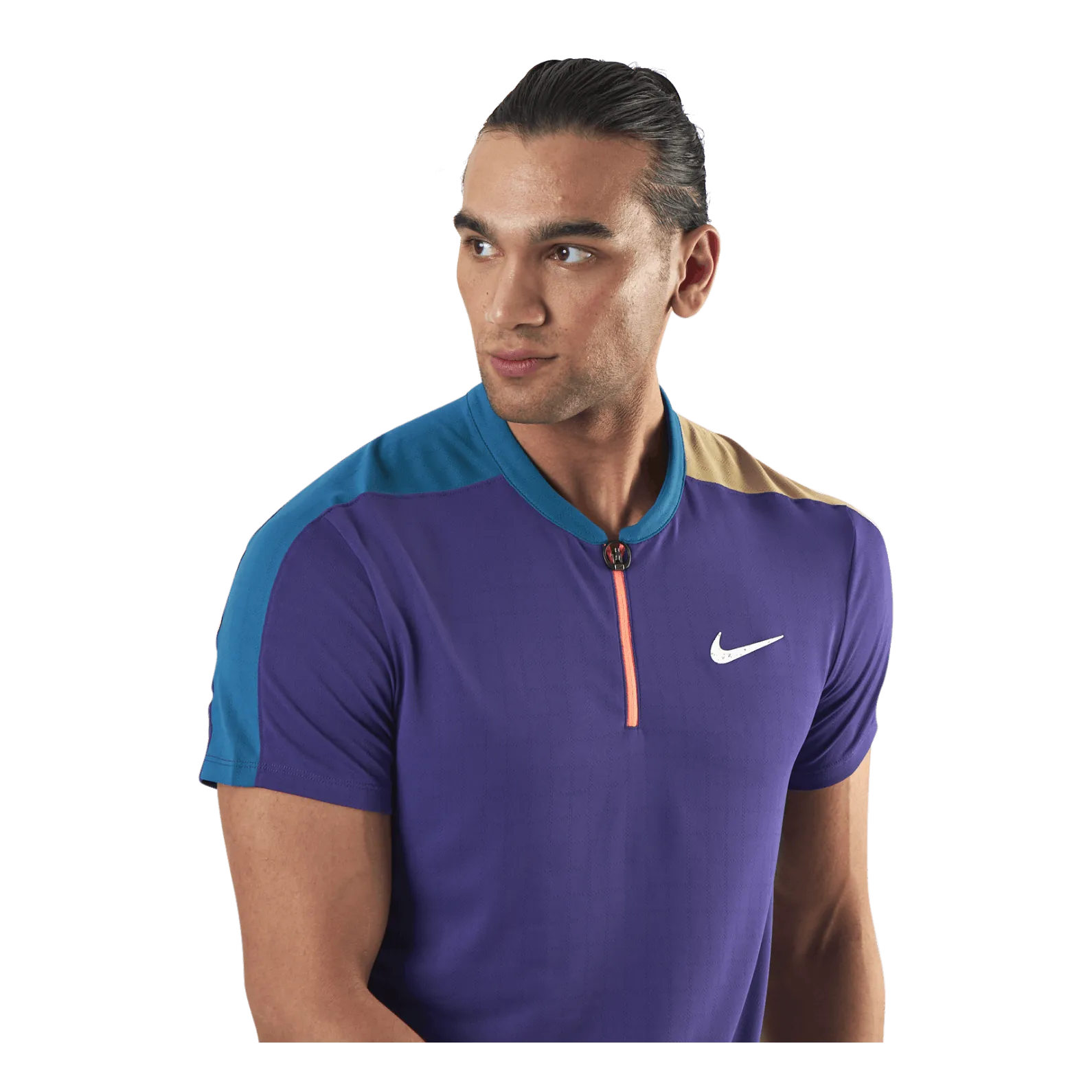 Nike Court Breathe Slam Polo Purple/Green
