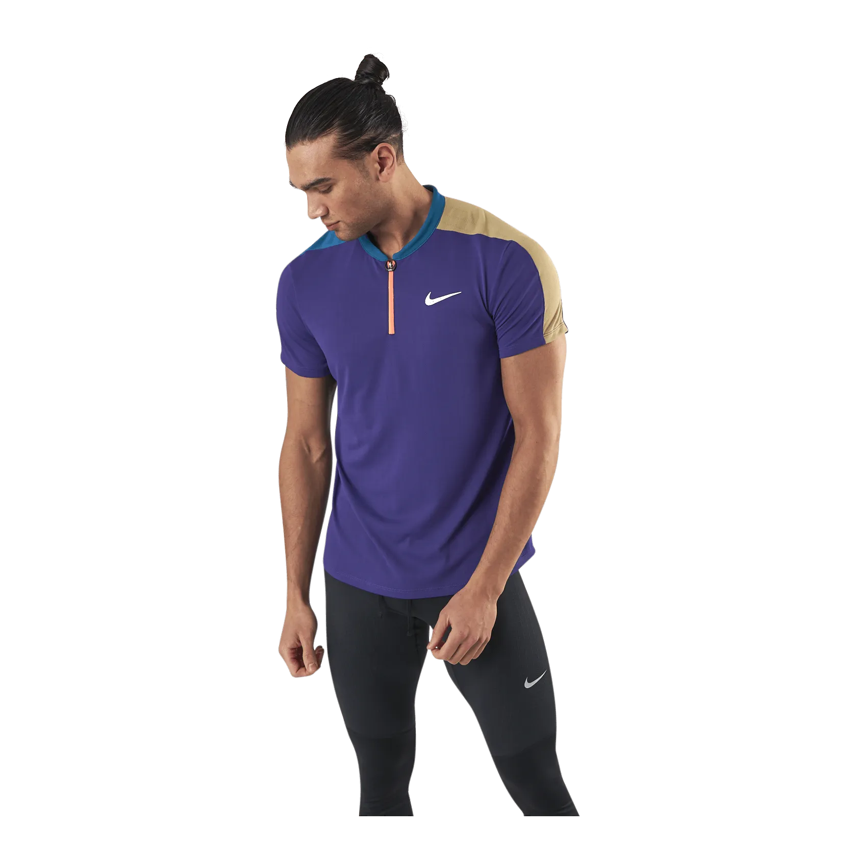 Nike Court Breathe Slam Polo Purple/Green