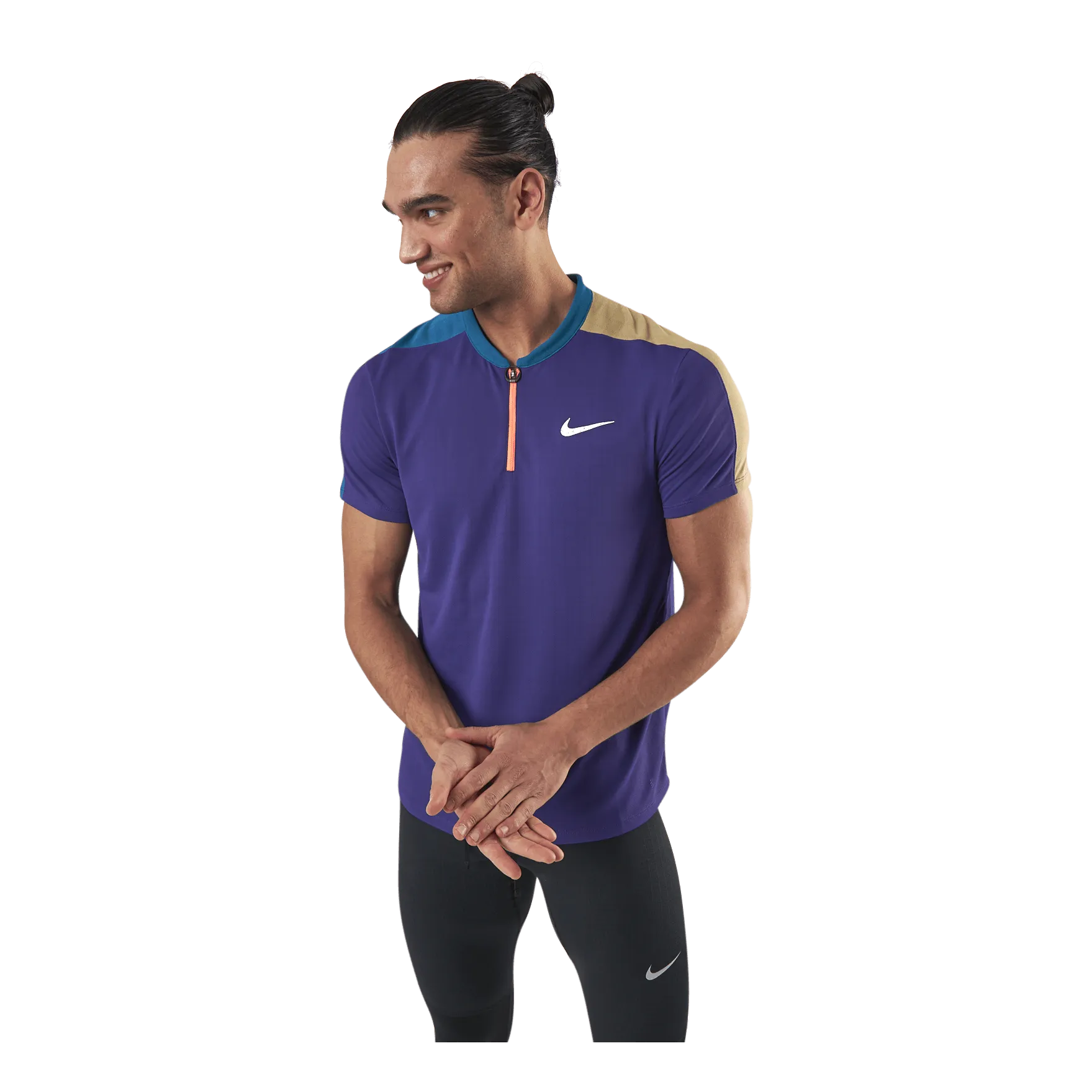 Nike Court Breathe Slam Polo Purple/Green