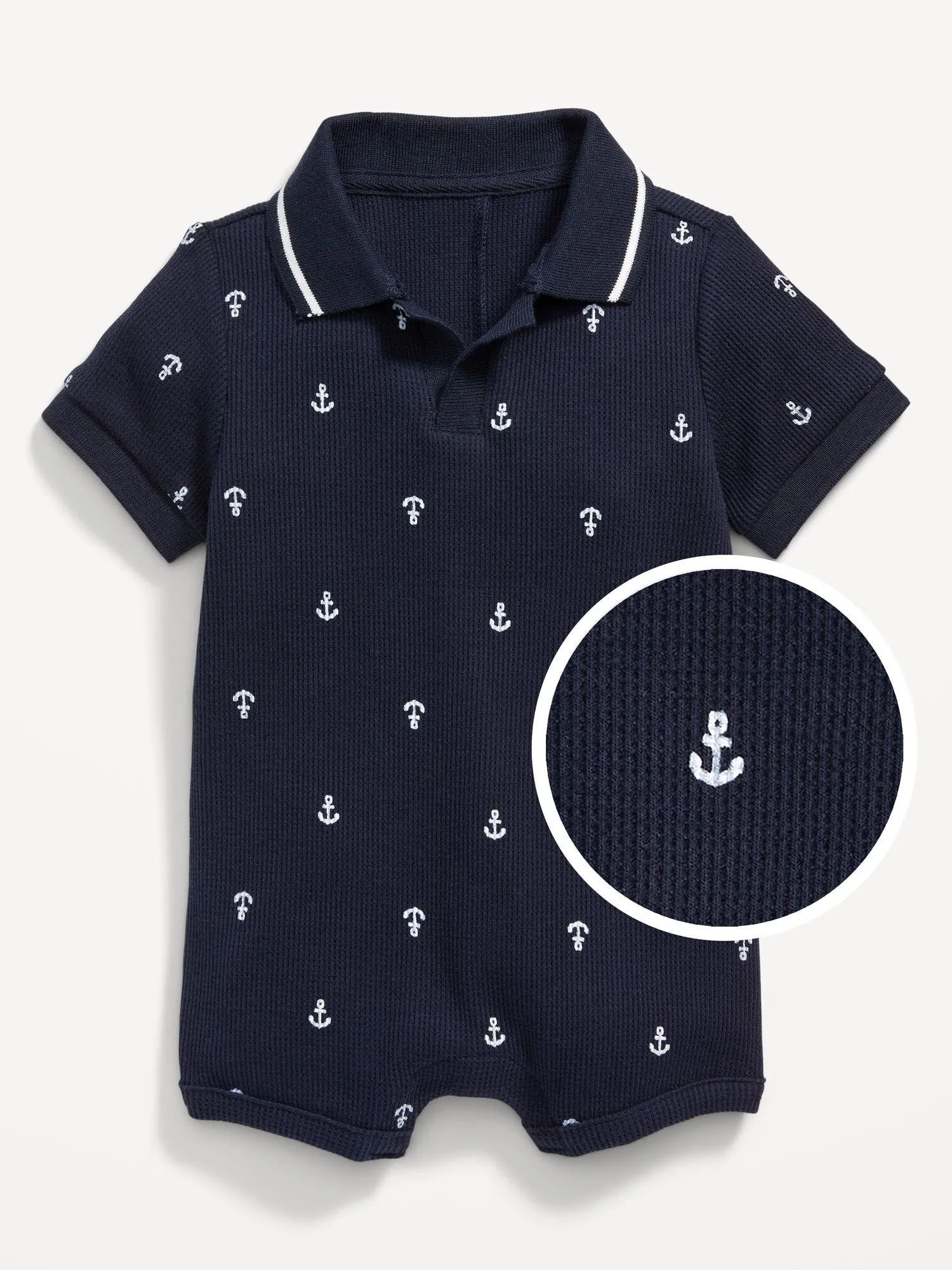 OLD NAVY Enterito Manga Corta Estampado Old Navy Bebé Niño