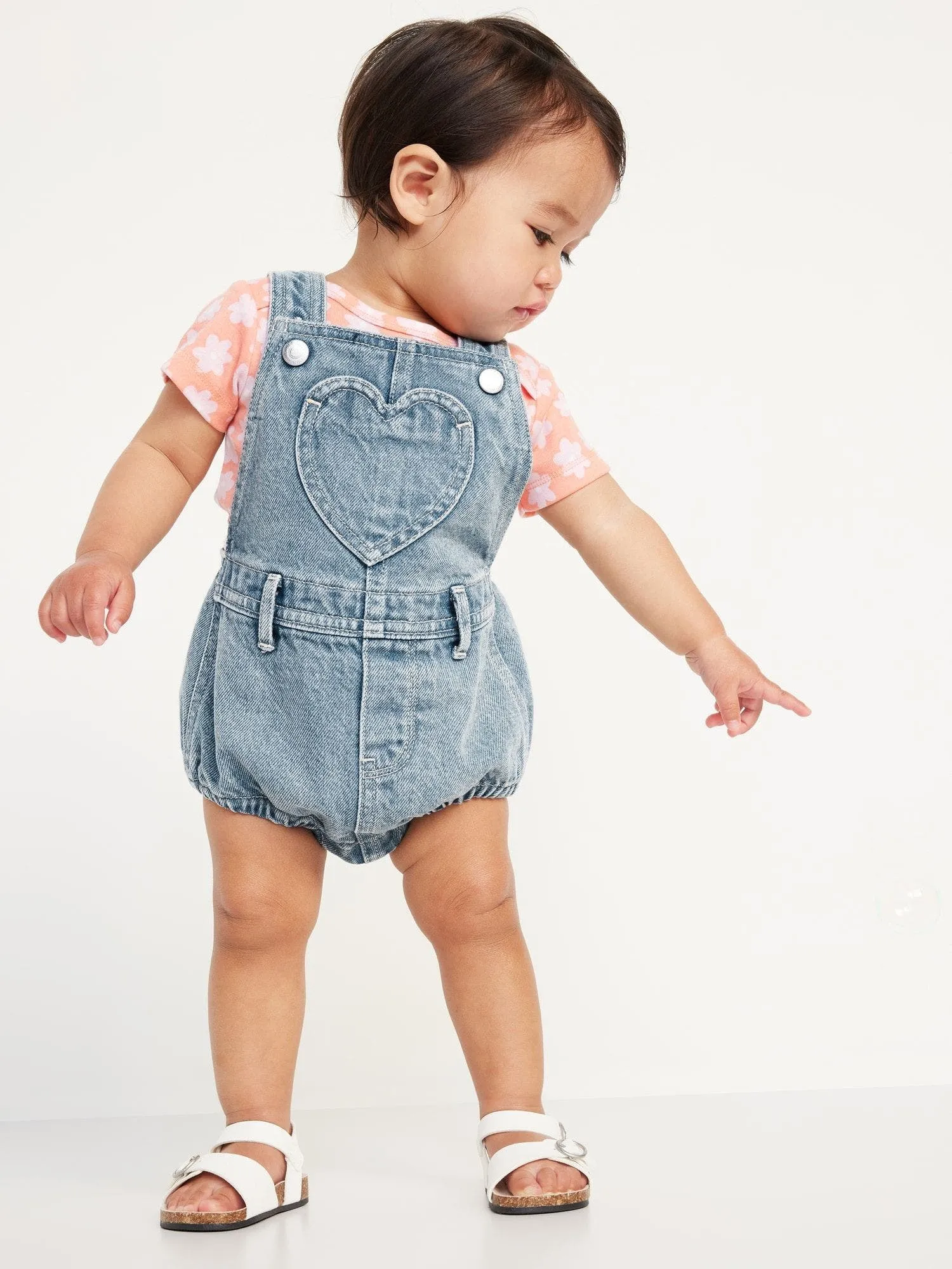 OLD NAVY Jardinera Old Navy Bebé Niña