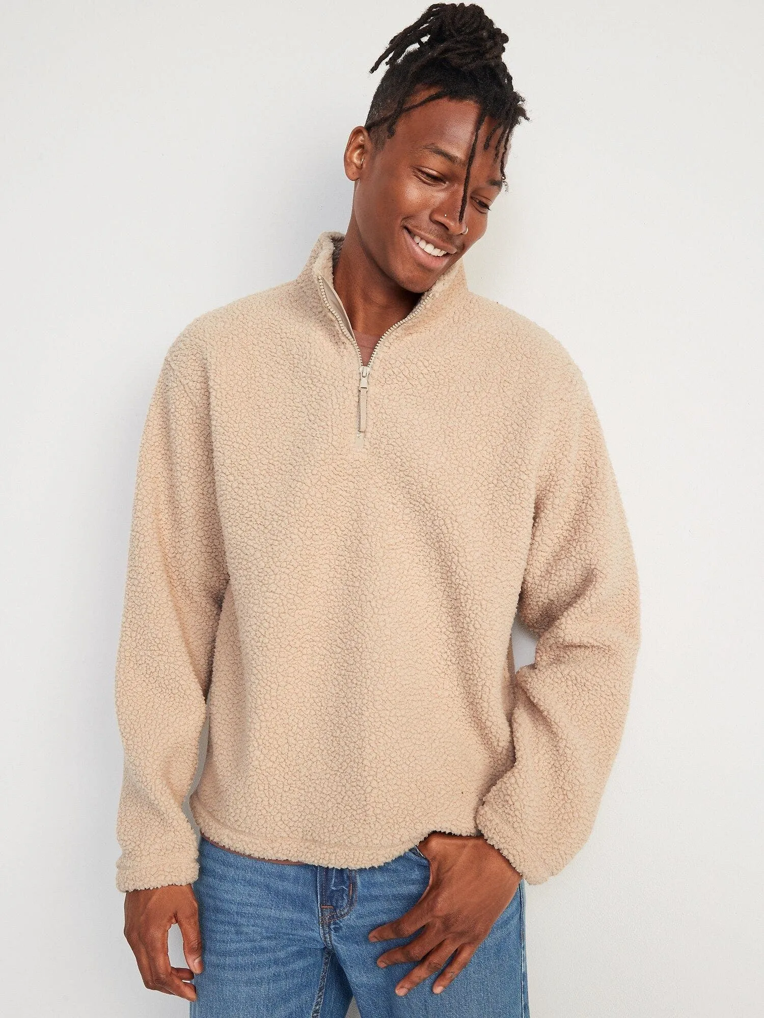 OLD NAVY Polar Medio Cierre Old Navy Chiporro Hombre