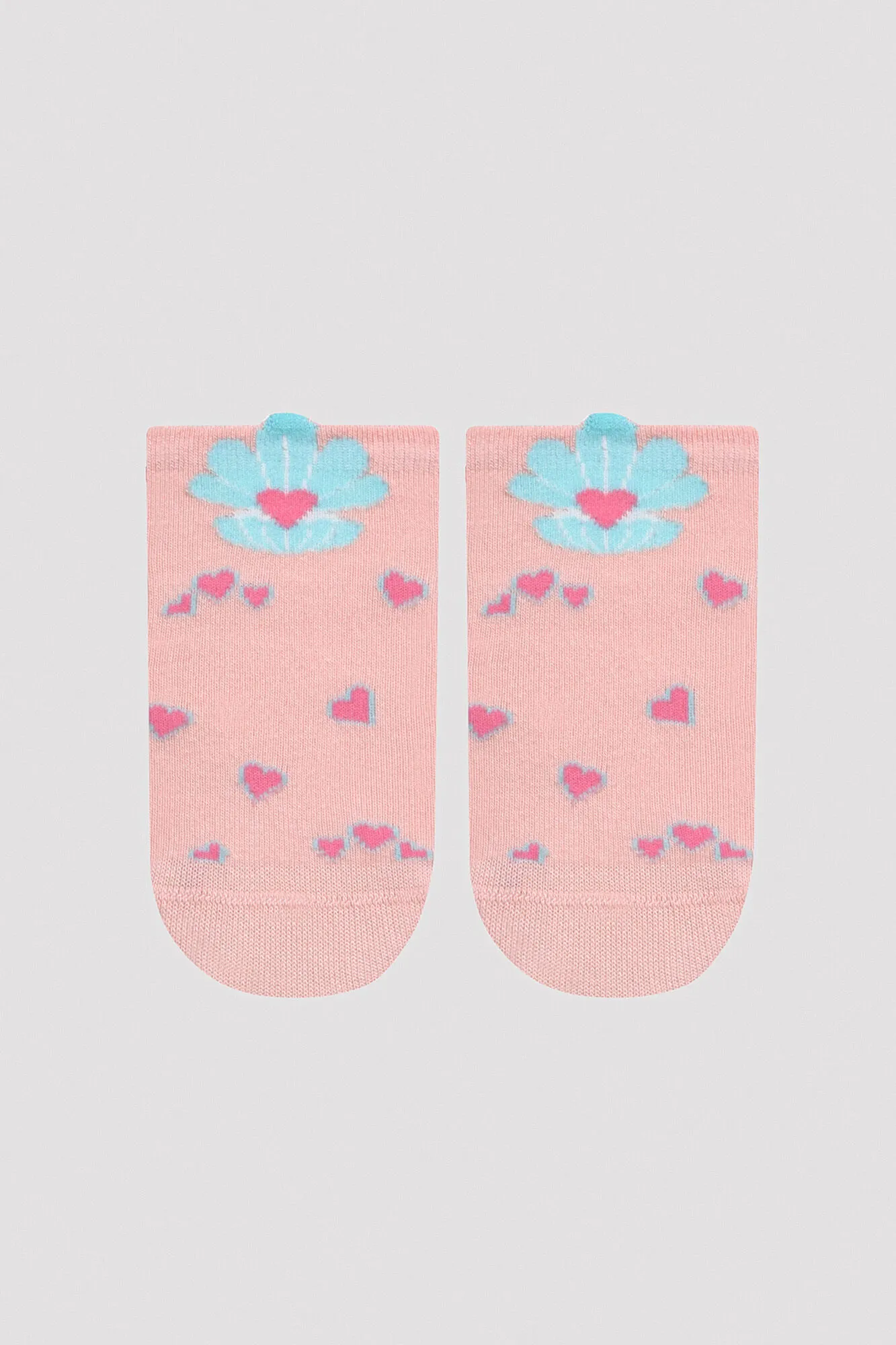 Pack de 3 pares de calcetines para niña con conchas marinas