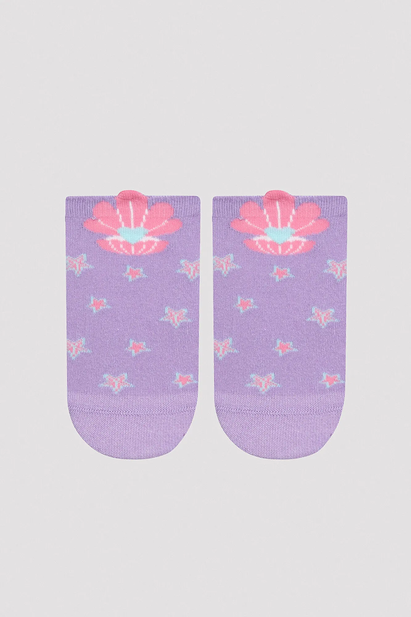 Pack de 3 pares de calcetines para niña con conchas marinas