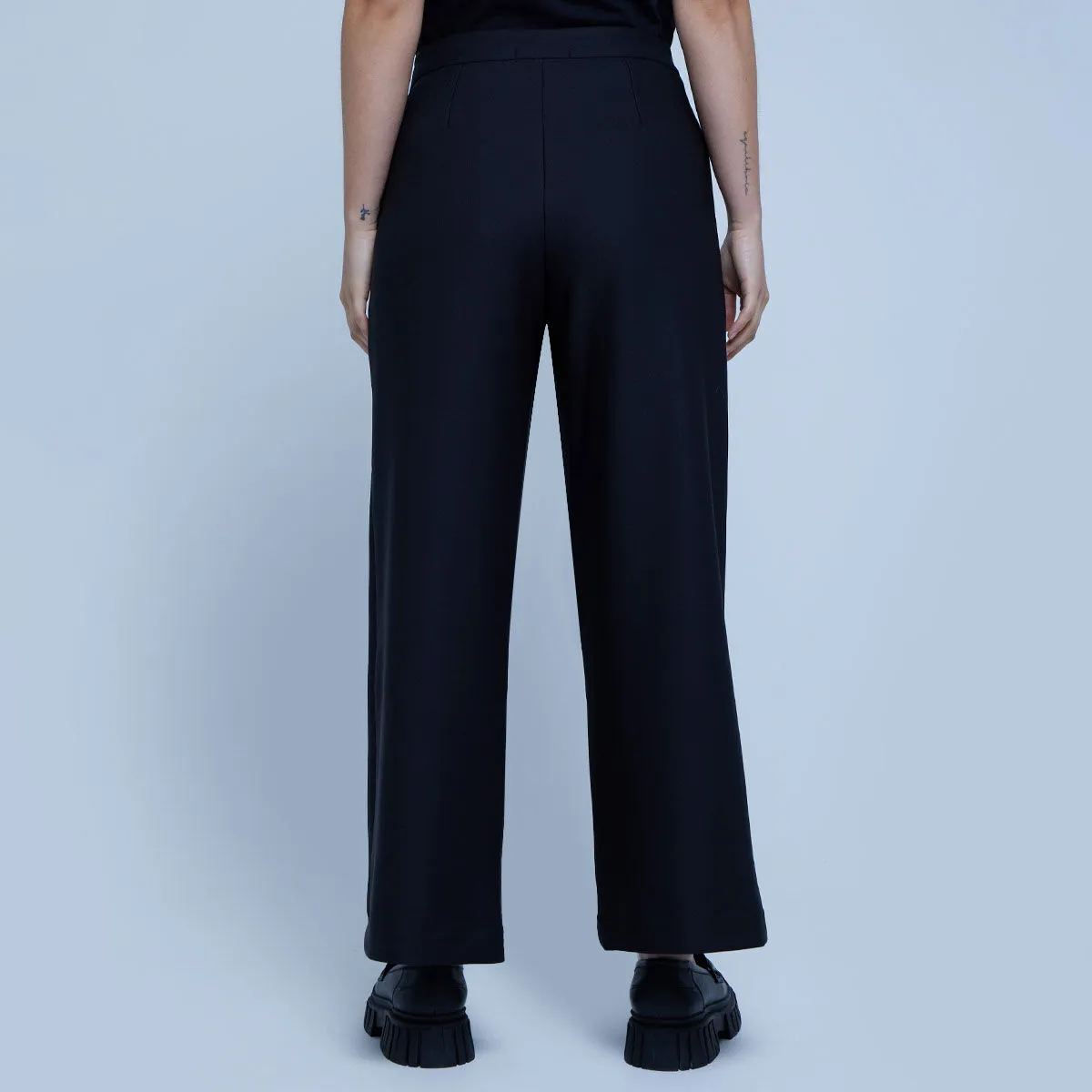 Pantalón Culotte con Bolsillos