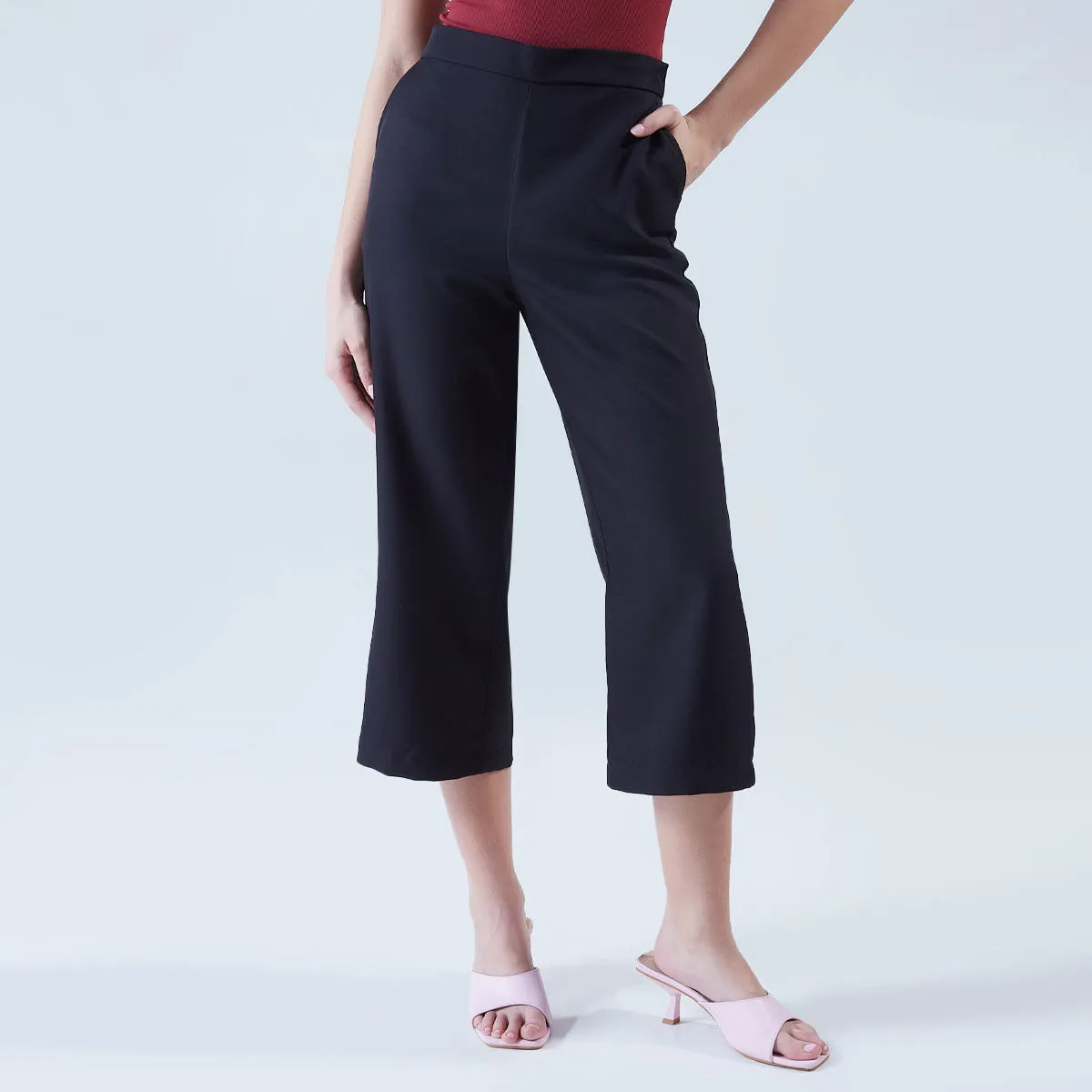 Pantalón Culotte Con Elastico