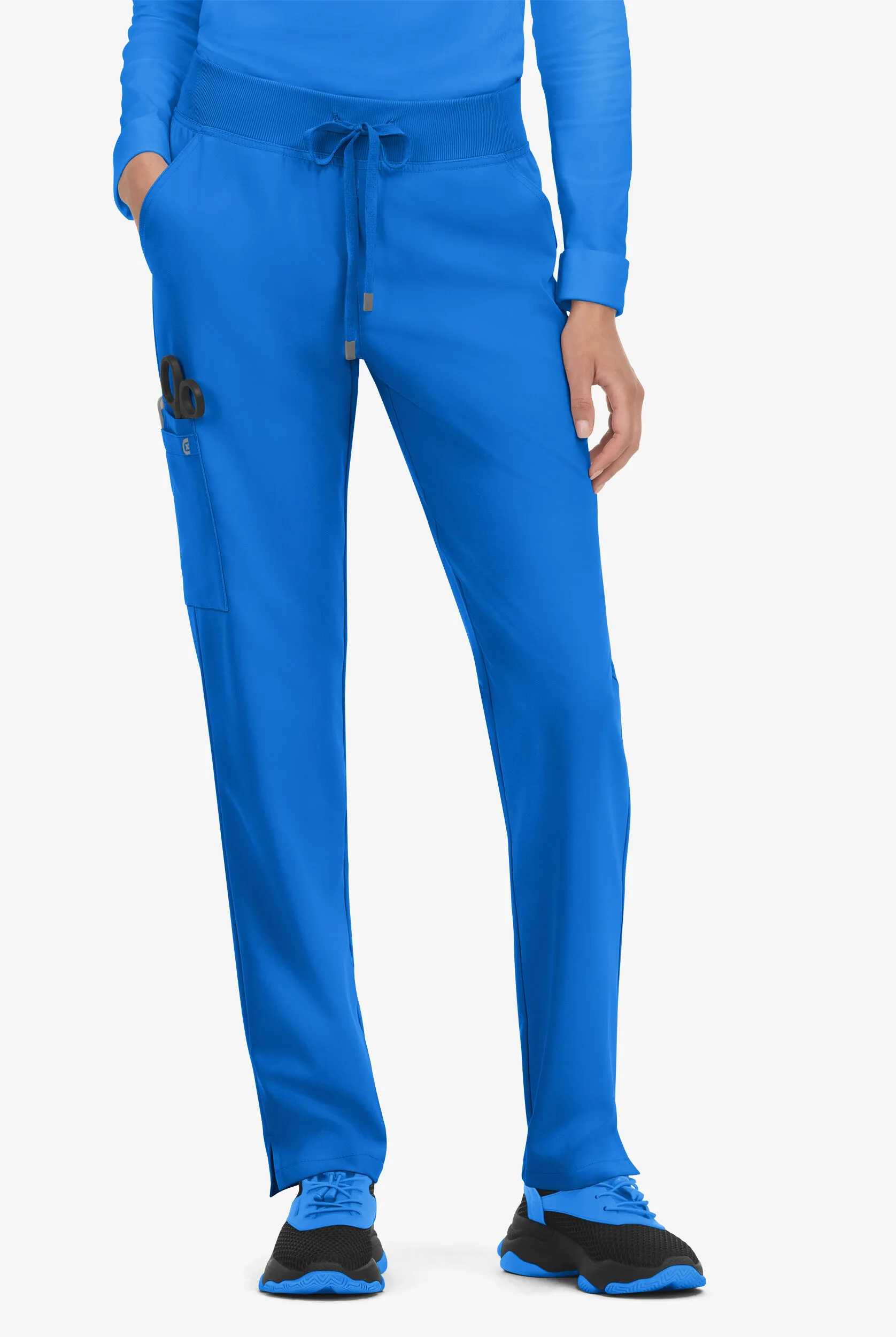 Pantalón médico koi Cureology Atria estilo cargo con 6 bolsillos para mujer