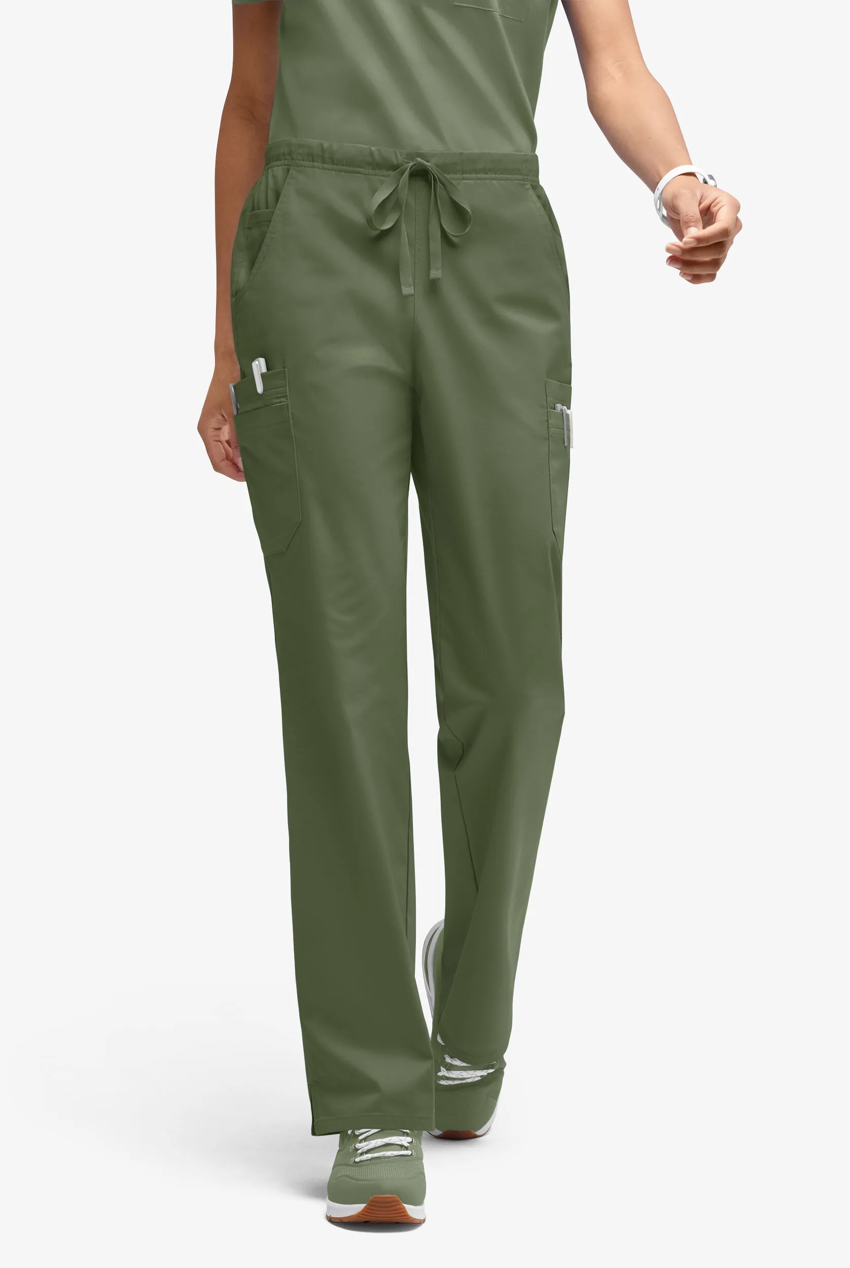 PANTAL&OACUTE;N M&EACUTE;DICO UA BUTTERSOFT STRETCH DE TIRO MEDIO CON PIERNAS RECTAS PARA MUJER