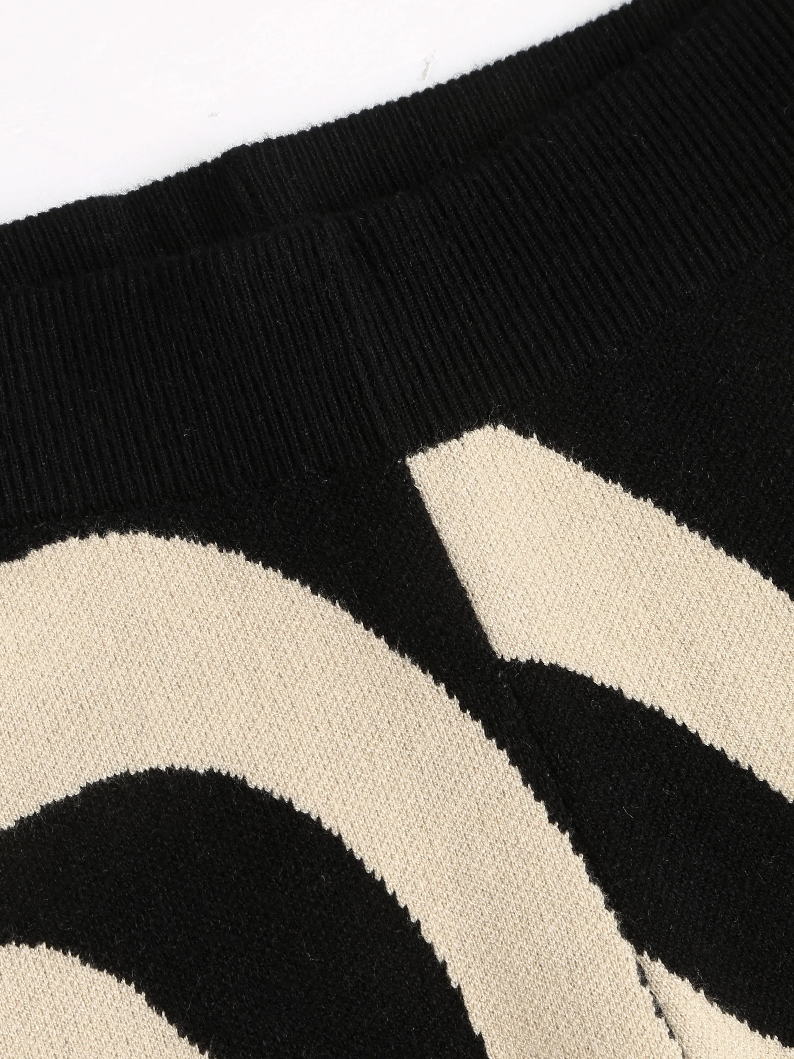  Pantalones de Punto con Remolino Psicodélico de Ilusión Cotidiana