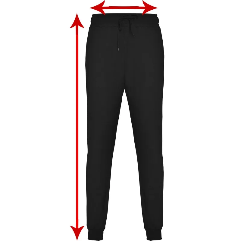 PANTALONES LARGOS NEGROS  LR VERDE FLUOR