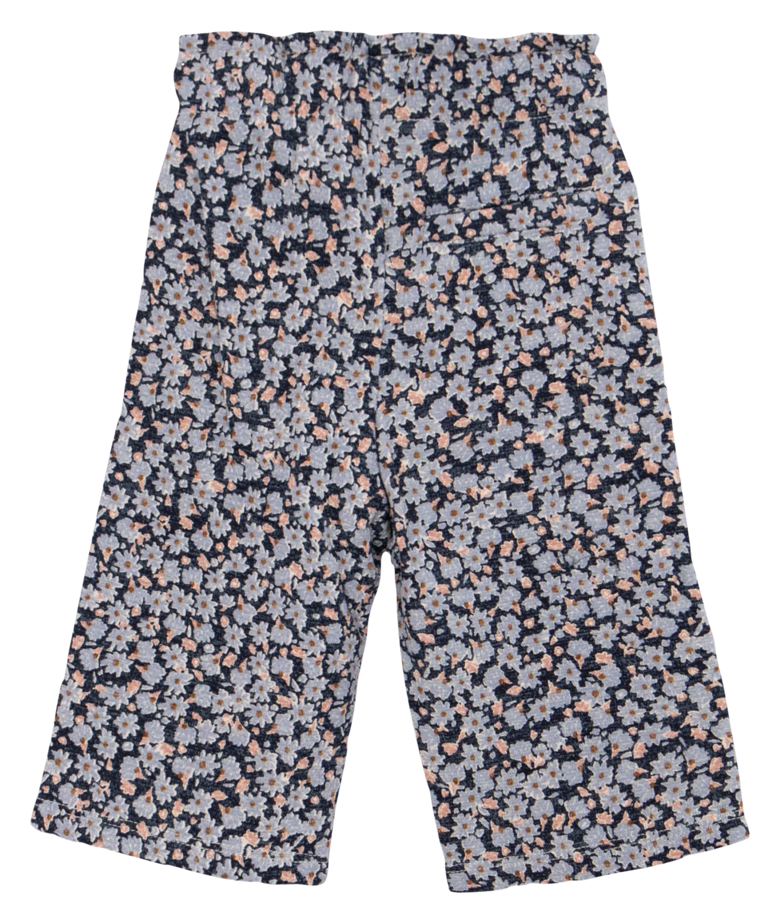 Pantalón de algodón ligero estampado en azul