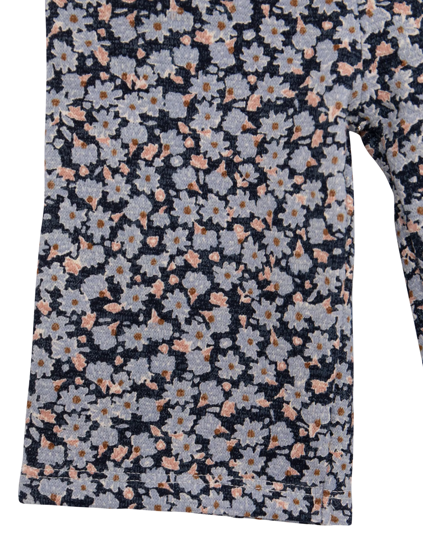 Pantalón de algodón ligero estampado en azul