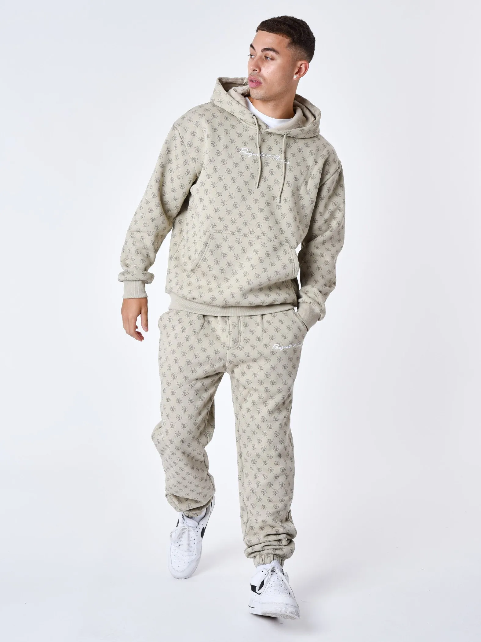 Pantalón de chándal con monograma integral