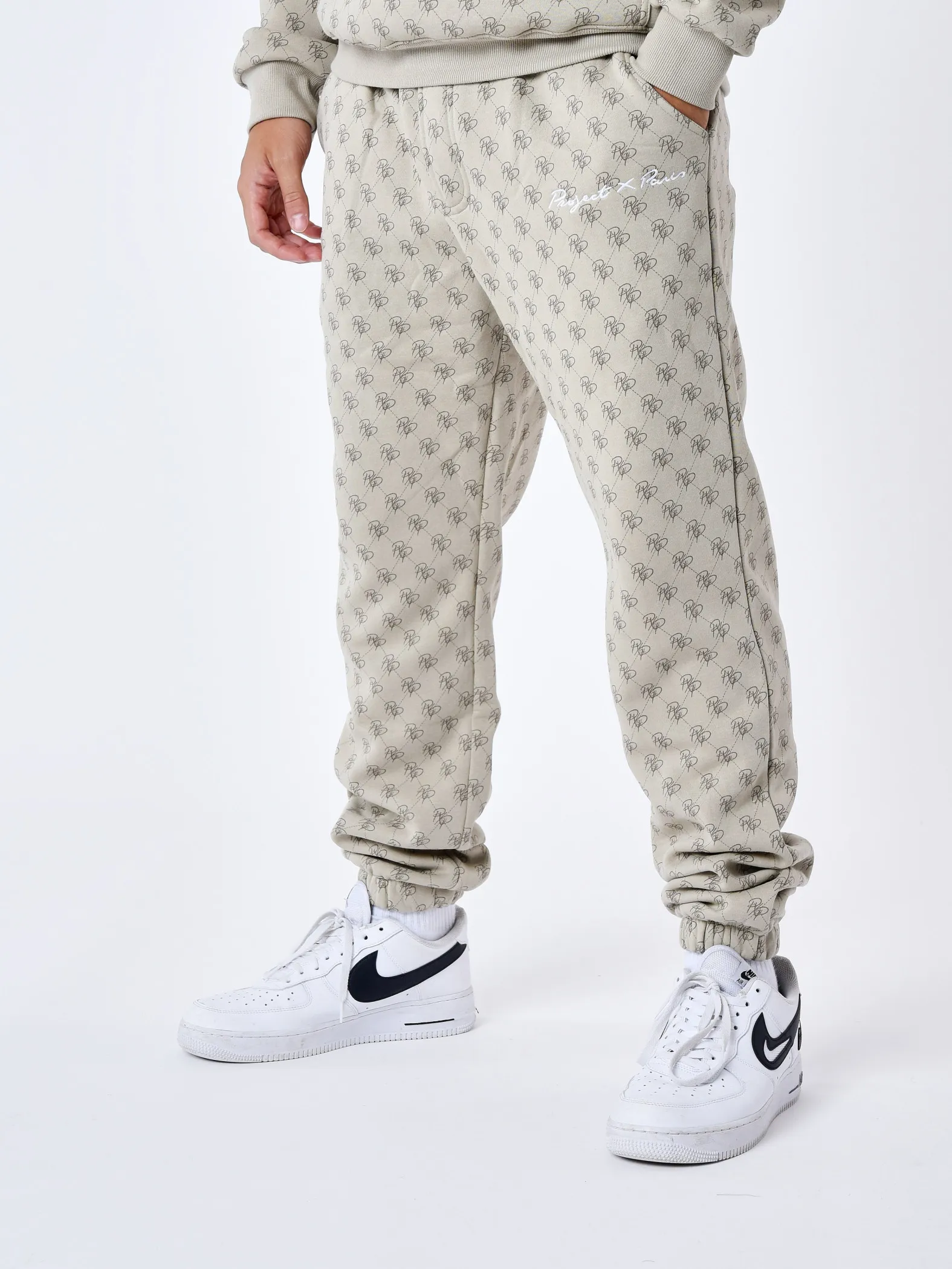 Pantalón de chándal con monograma integral