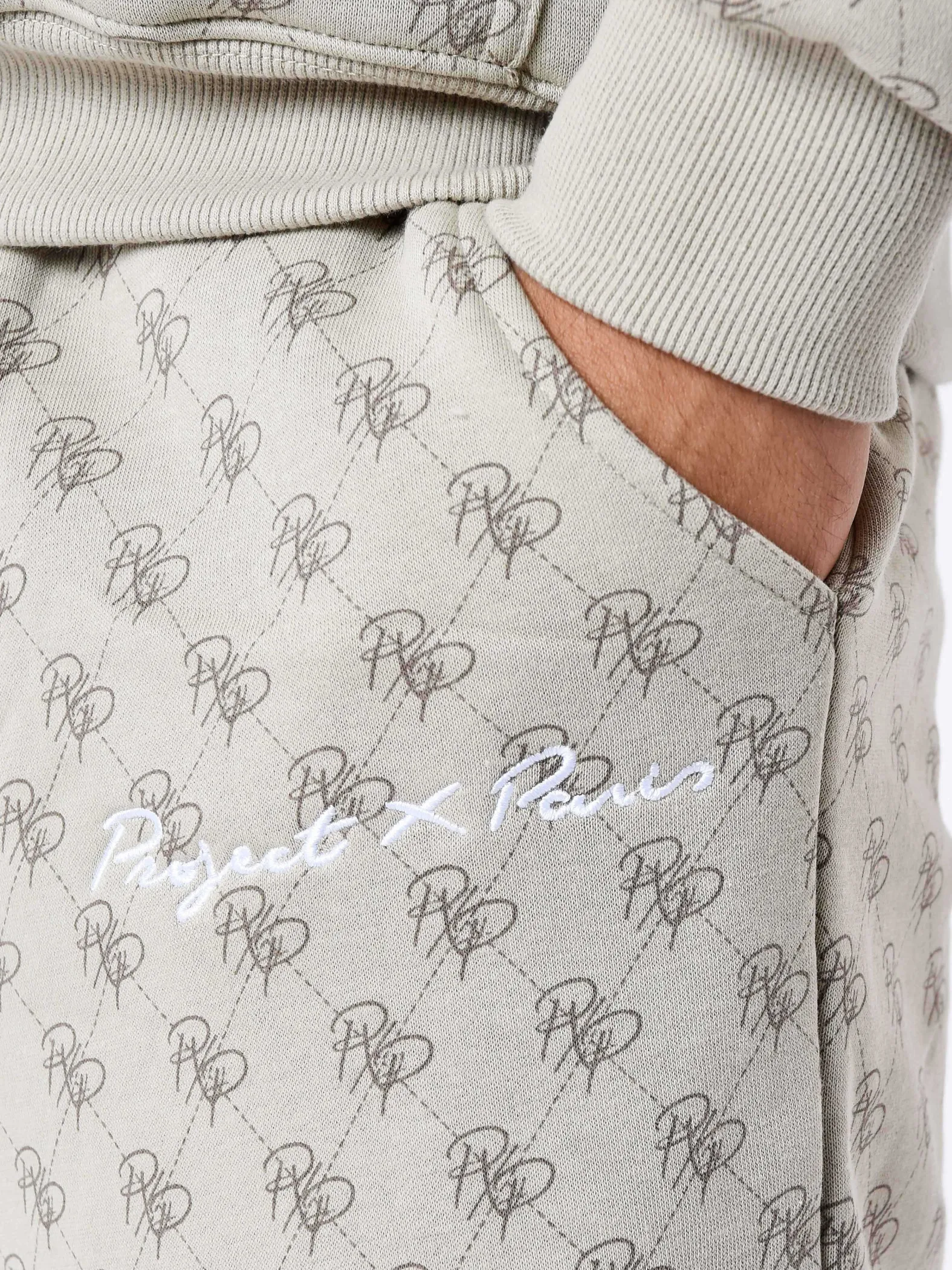 Pantalón de chándal con monograma integral