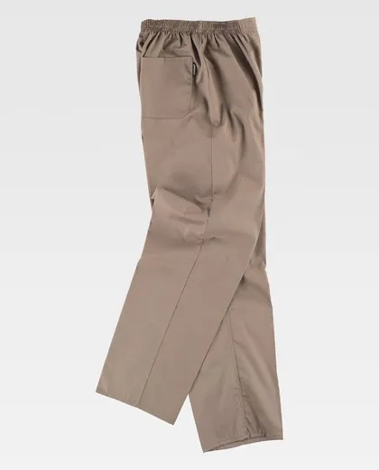 Pantalón sanitario con cintura elástica Beige