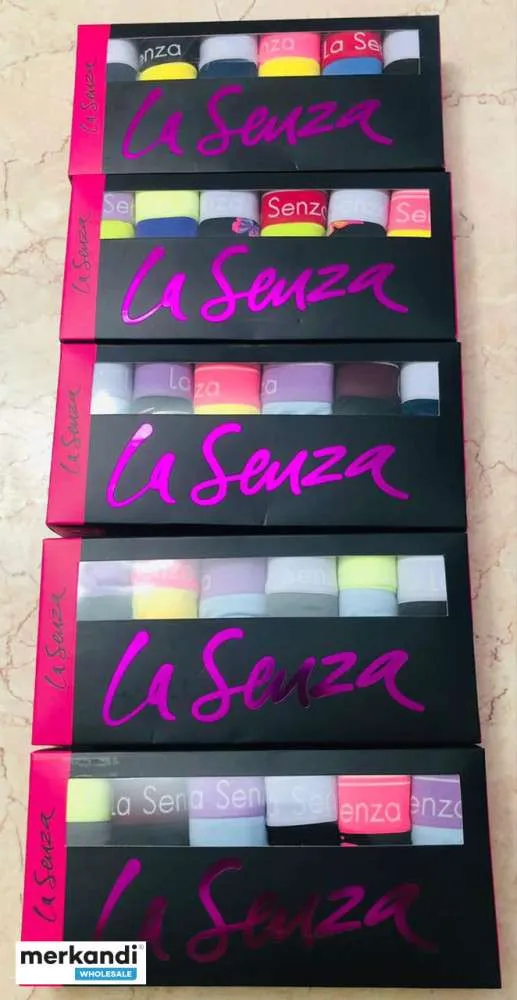 Paquete de 6 piezas de bragas para mujer La Senza Bikini de algodón de viscosa elástica