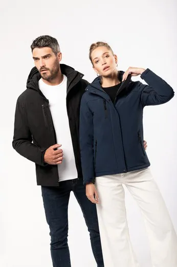 Parka Softshell acolchada con capucha mujer