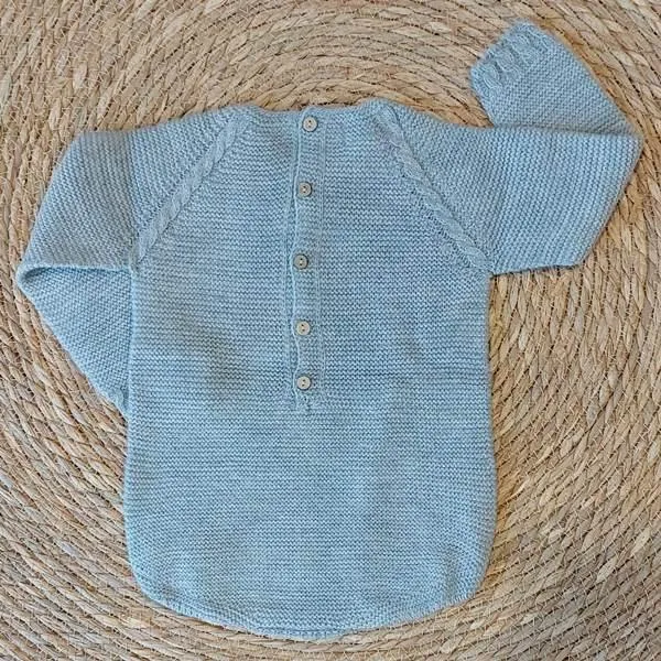 Pelele Ranita punto tricot bebé PECESA 