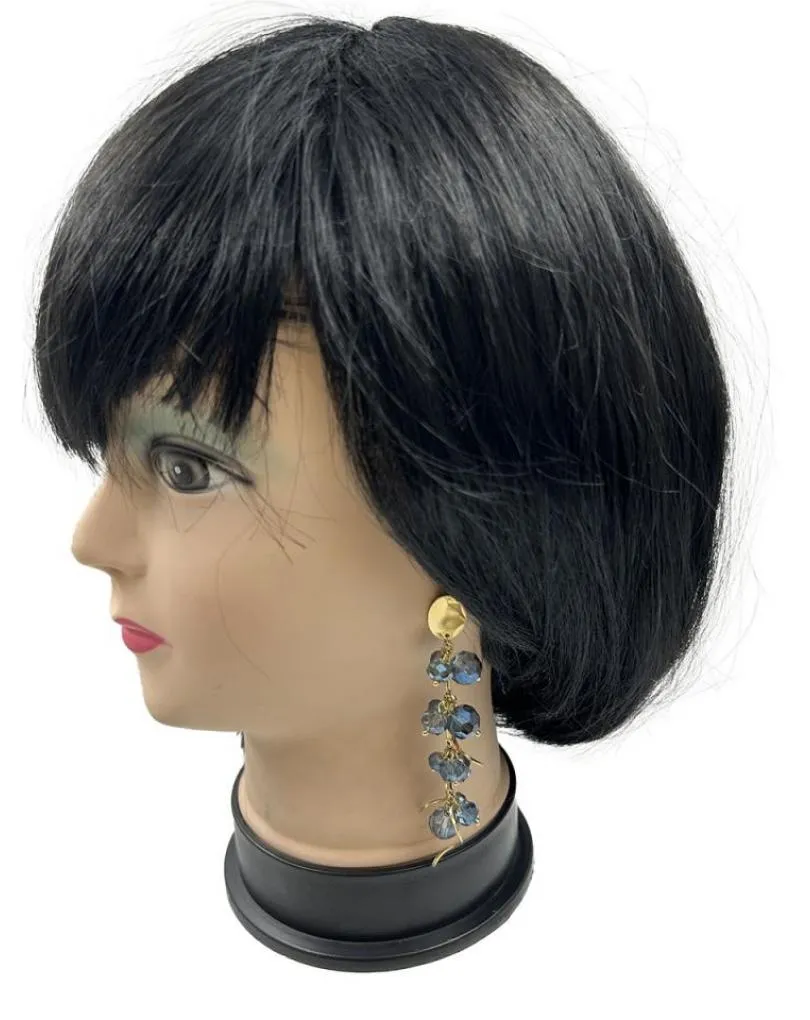PENDIENTES AZULES LARGOS PERFECTO LOOK DE FIESTA O NOCHE