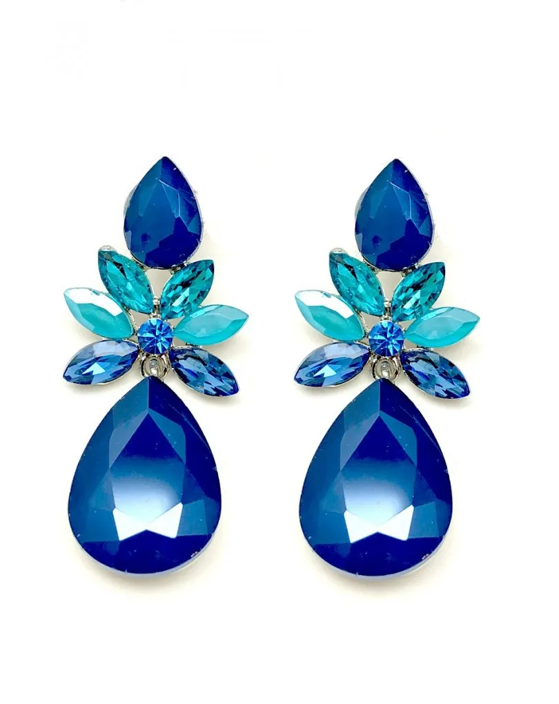 PENDIENTES DE BISUTERIA LARGOS CORAL CLARO PARA TU VESTIDO