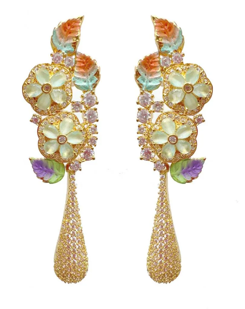 PENDIENTES LARGOS ALTA BISUTERIA COLECCION JOYAS INDIA