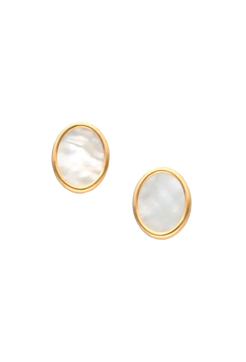 PENDIENTES ORO 18K CON NáCAR 030_4189N