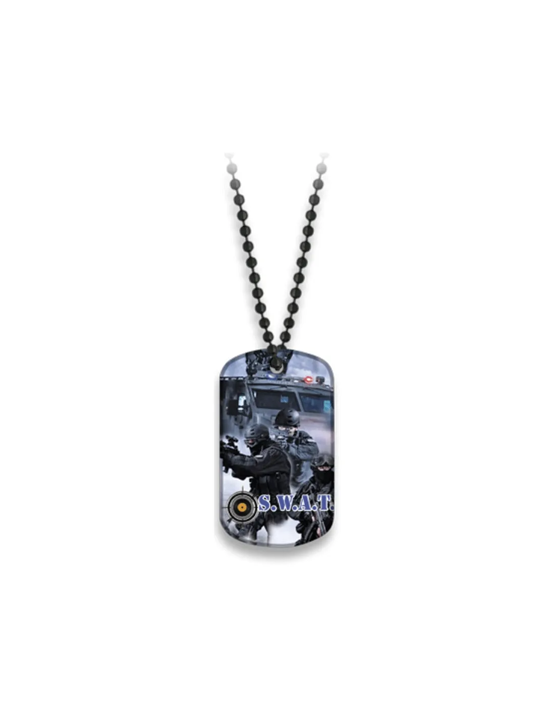 Placa con cadena de bolas S.W.A.T.