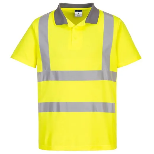 Polo Eco de alta visibilidad M/C (Pack de 6)