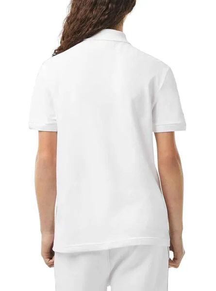 Polo Lacoste Piqué Blanco para Hombre