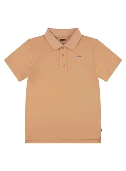 Polo Levis Tape Naranja Para Niño