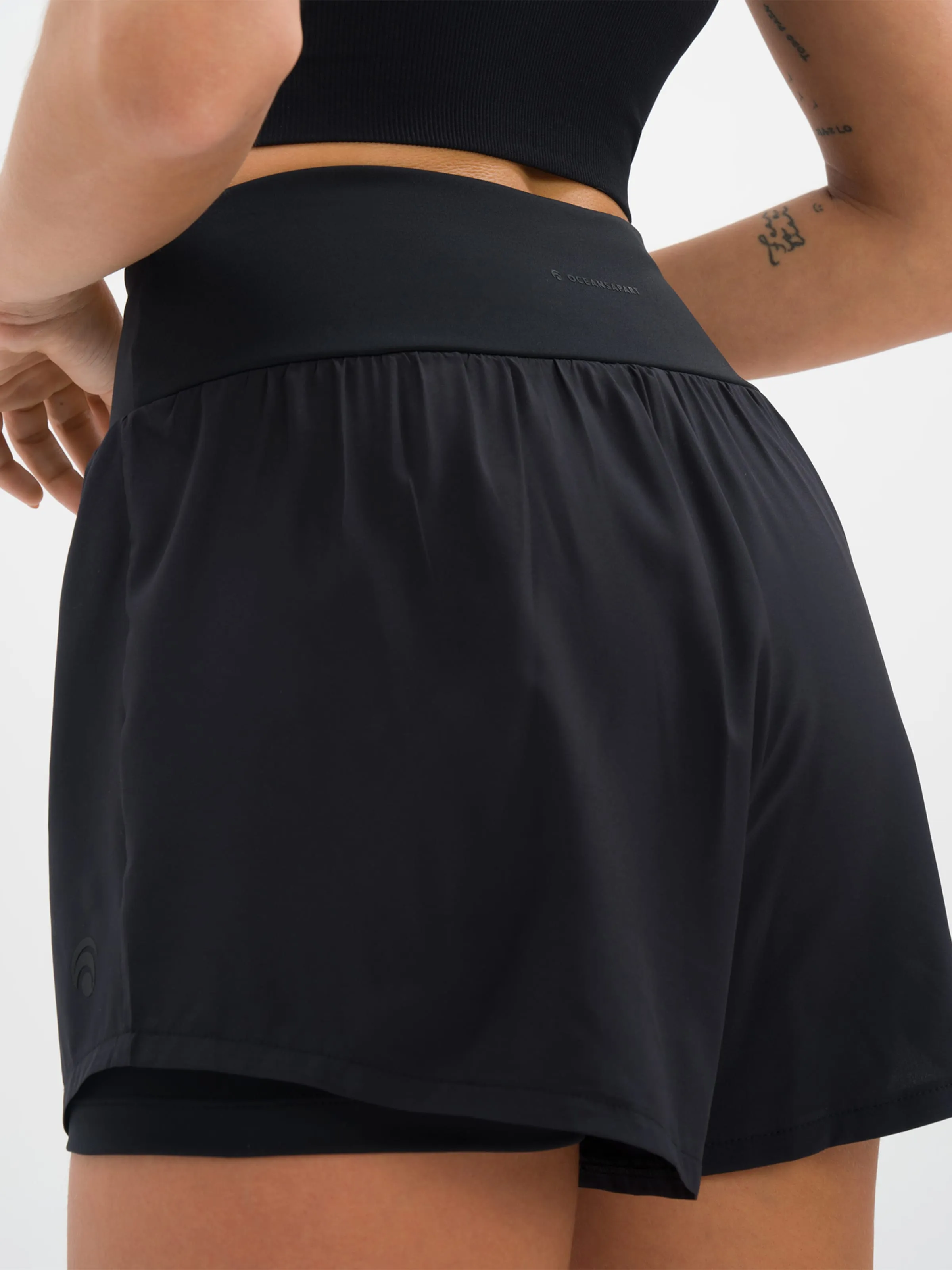 regular Pantalón 'Athena' OCEANSAPART en Negro
