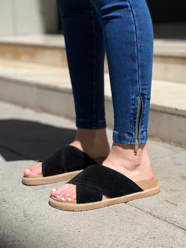 SANDALIA DE MUJER BAJA CRUZADA VERANO LIVIANA MODA ART420