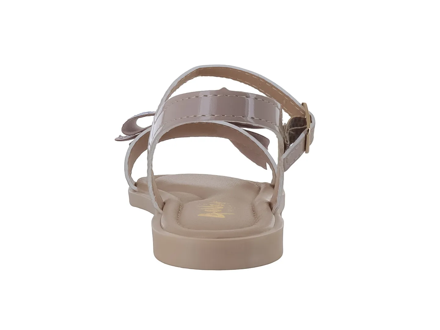 Sandalias 4ever Charol Beige Para Niña