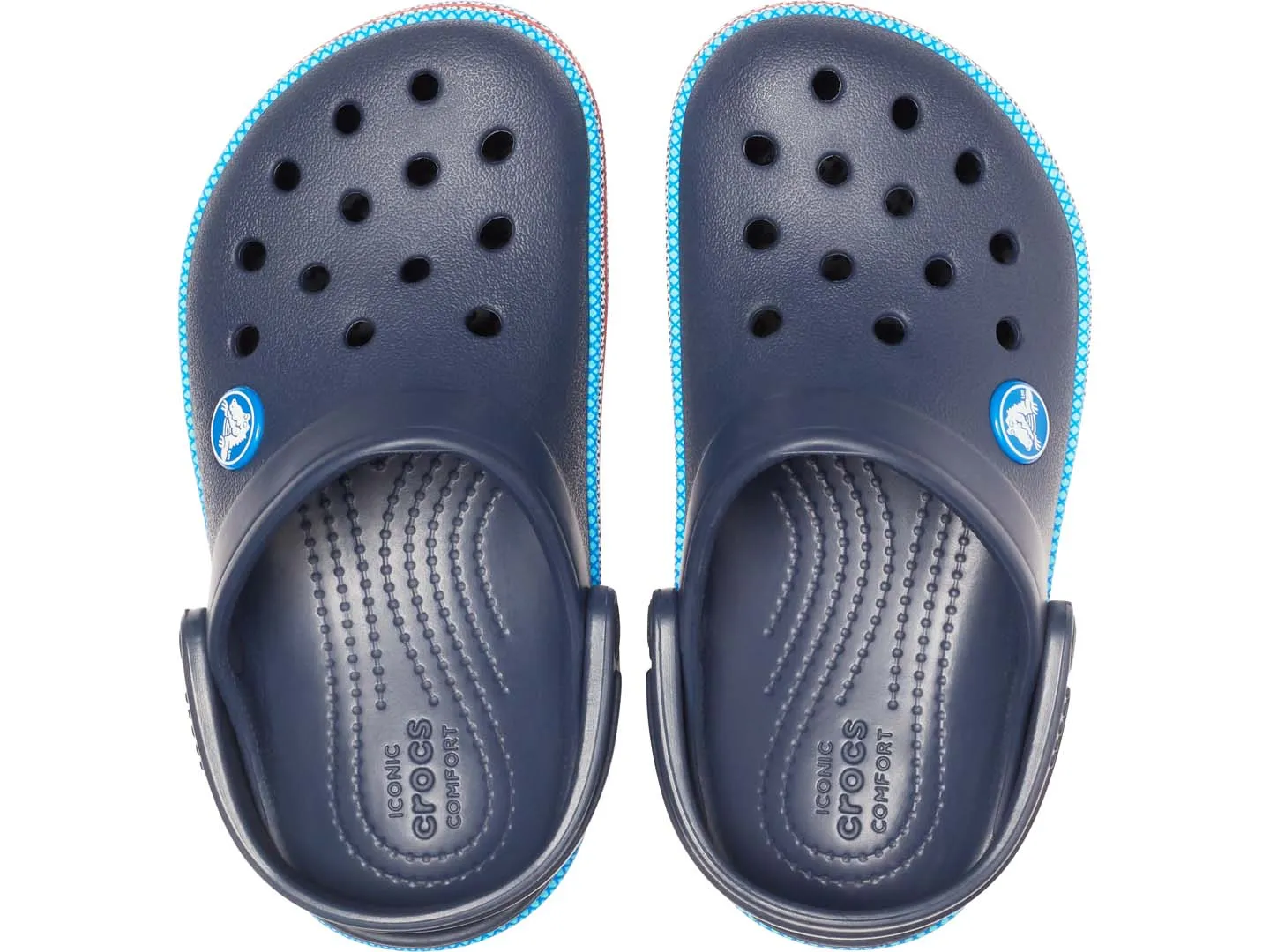 Sandalias Crocs Crocband Sport Azul Para Niño